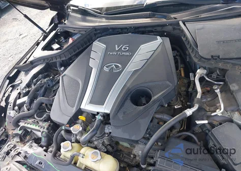 2018 Infiniti Q50 3.0T Luxe z USA, uszkodzony, nr VIN JN1EV7AP9JM365995